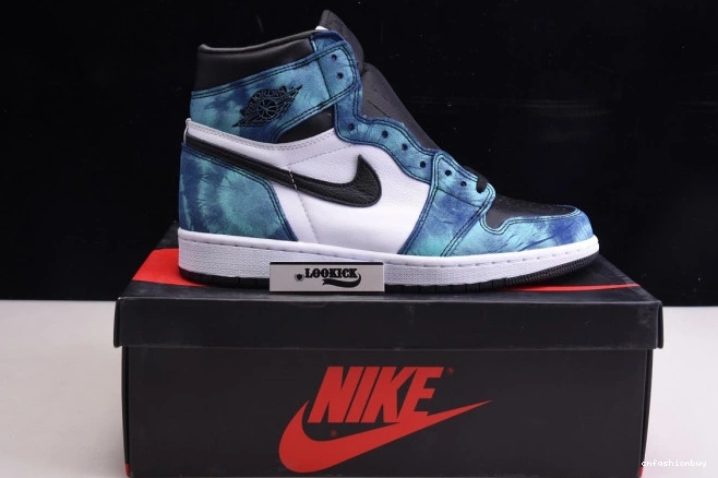 High 1 Tie-Dye Air CD0461-100 Jordan OG 0812